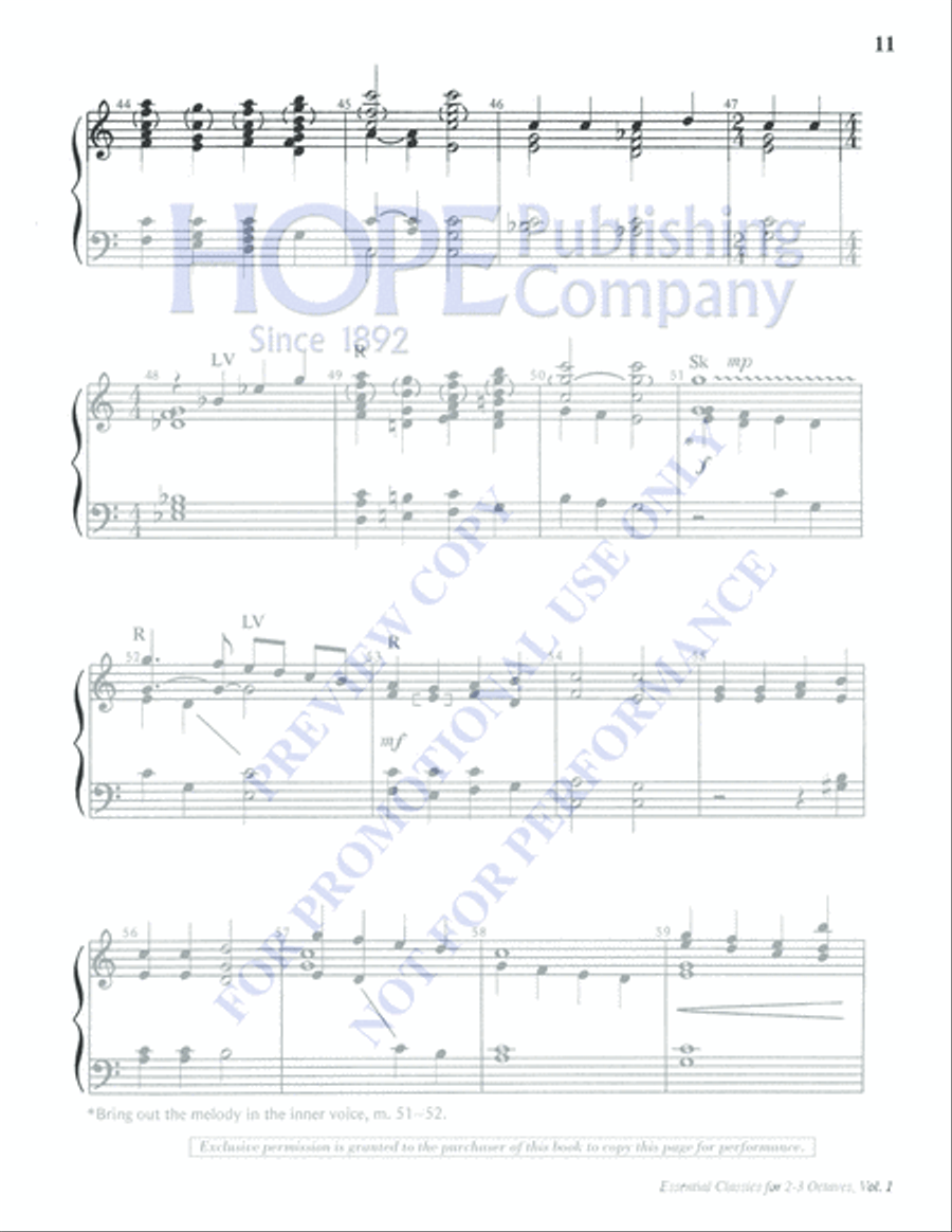 Essential Classics for 2-3 Octaves, Vol. 1 (Reproducible) 3-Octaves scores gallery preview page 13
