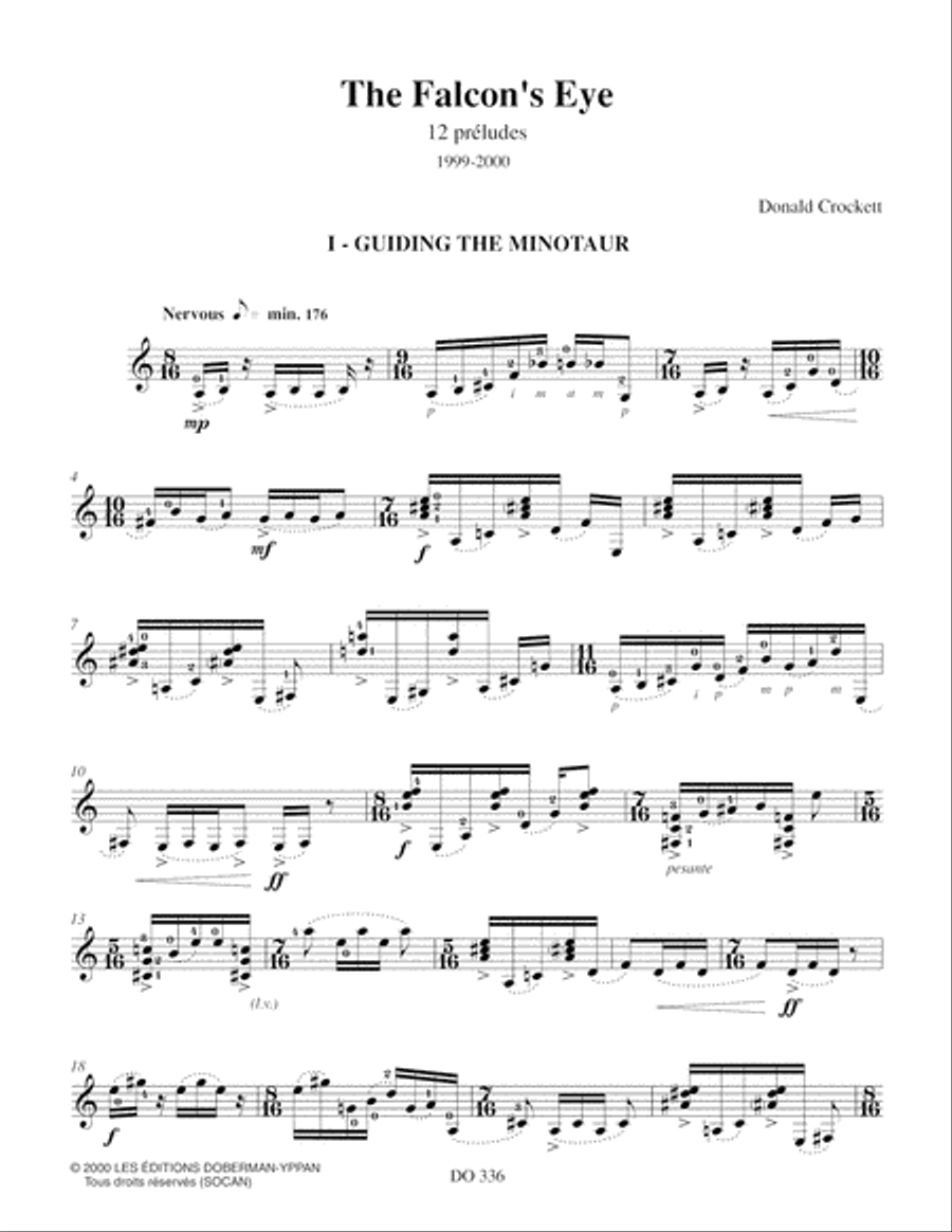 The Falcon's Eye Classical Guitar scores gallery preview page 3