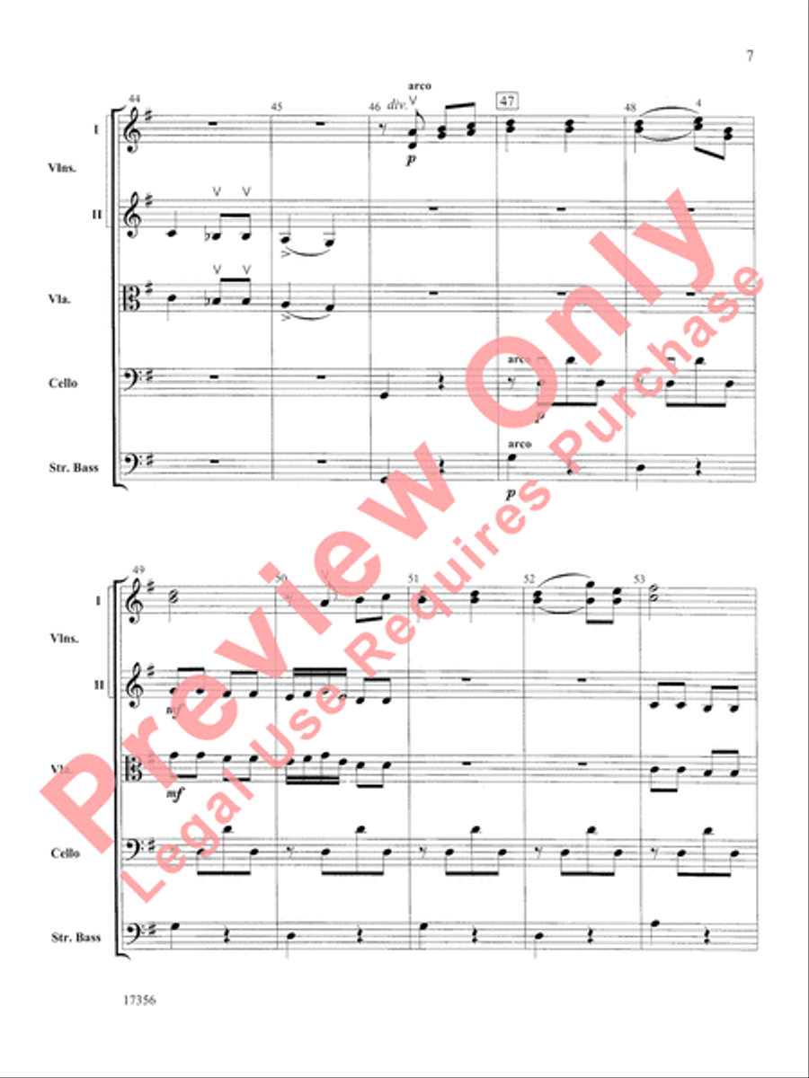 Alla Tchaikovsky String Orchestra scores gallery preview page 8