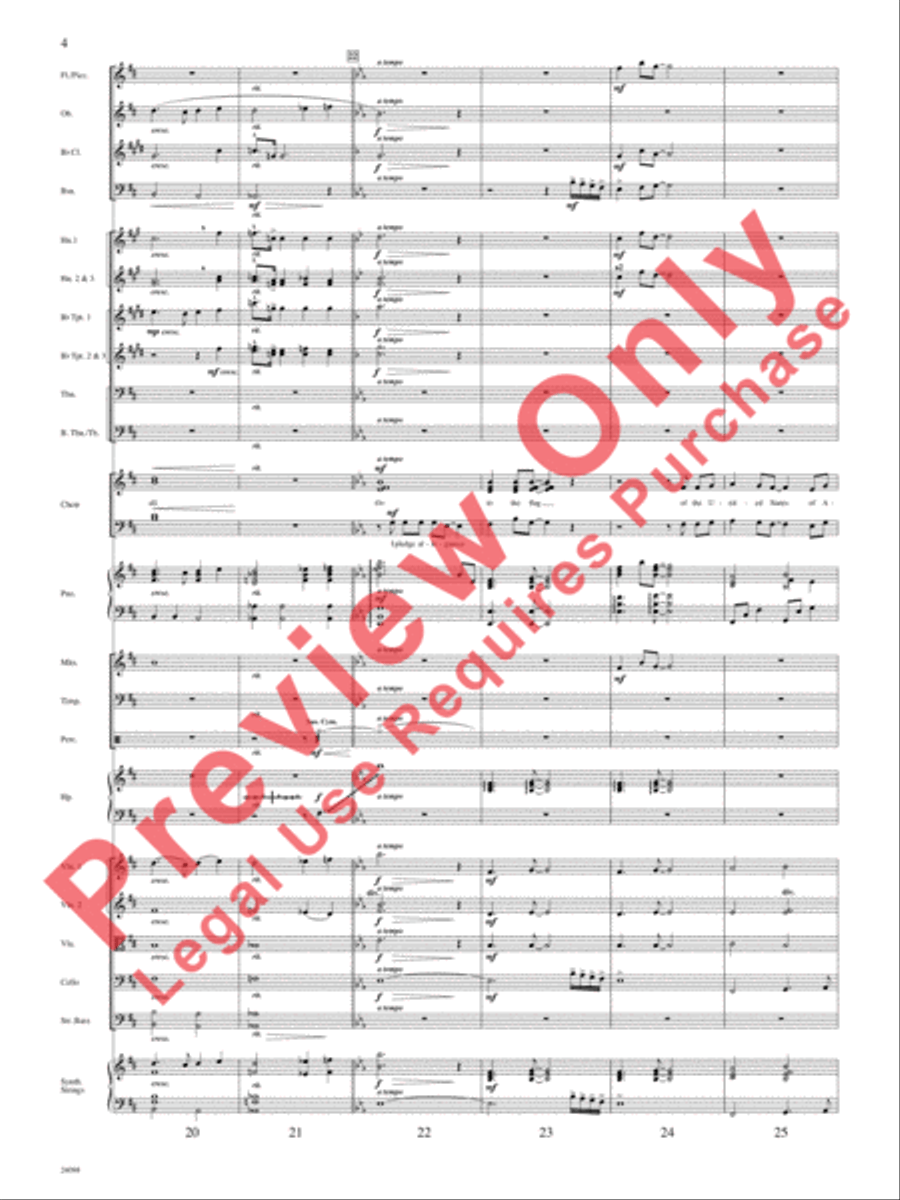 To the Flag To the Flag Choir scores gallery preview page 5