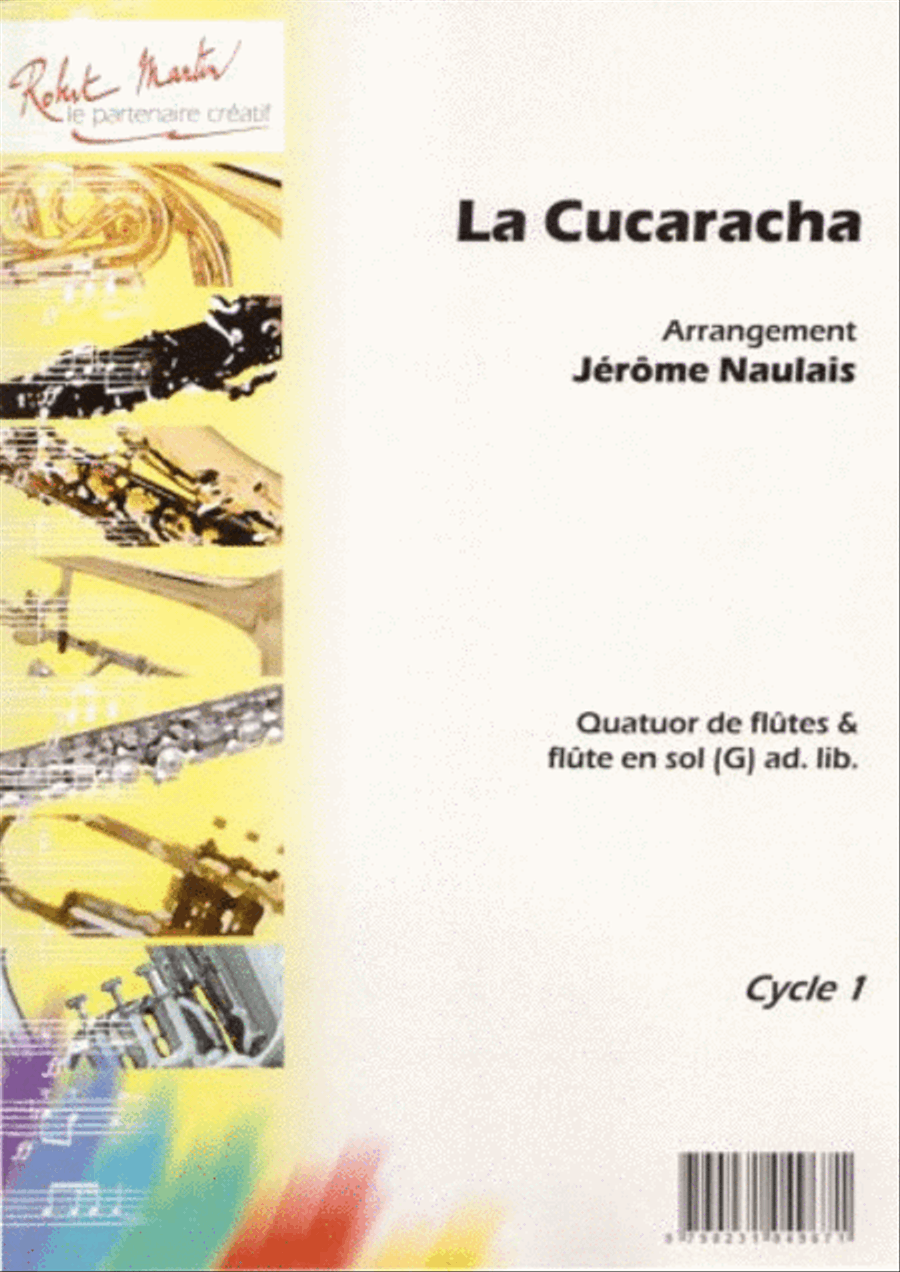 La Cucaracha Flute scores gallery preview page 1