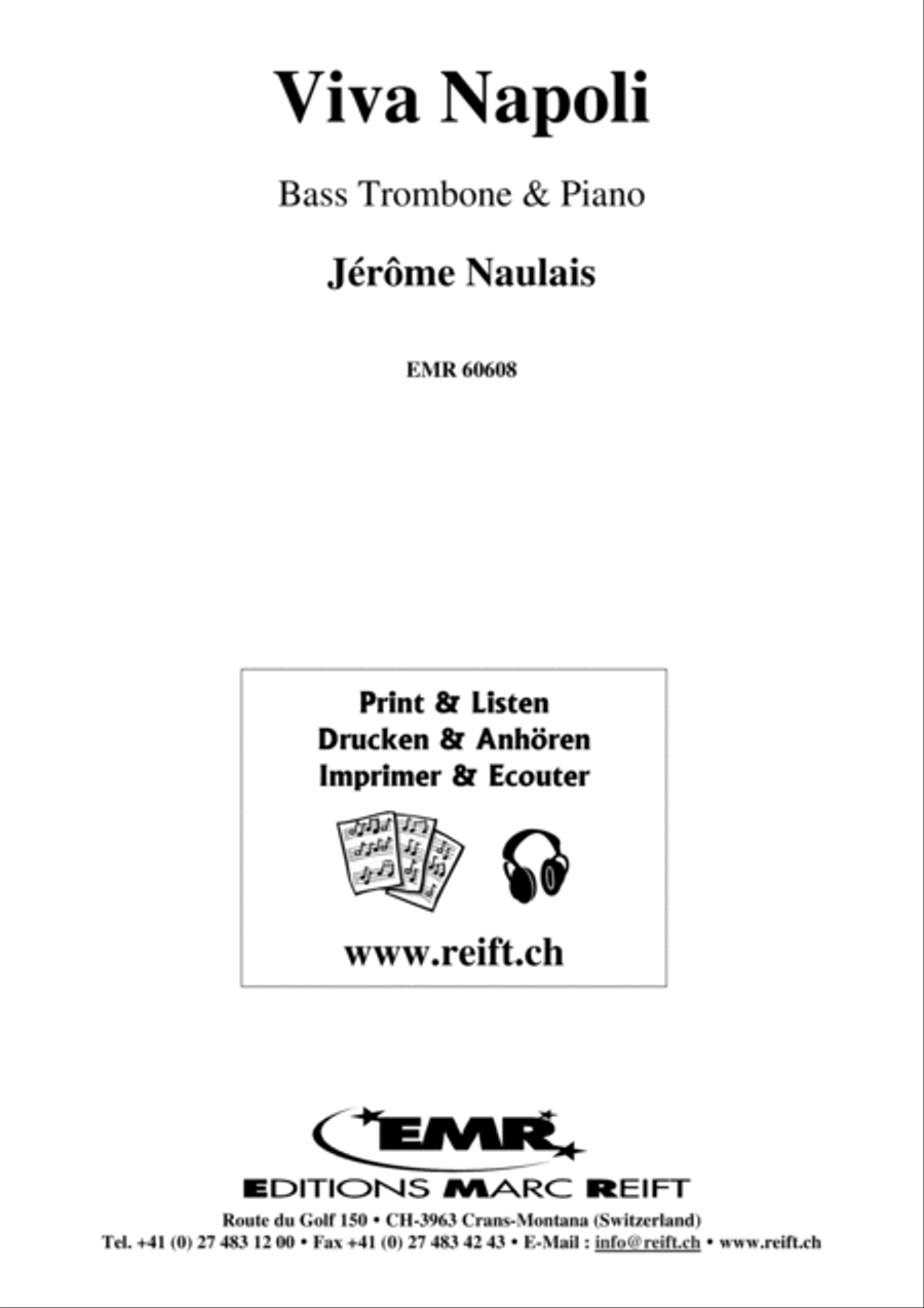 Viva Napoli Bass Trombone scores gallery preview page 2