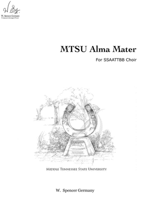 MTSU Alma Mater (SSAATTBB)