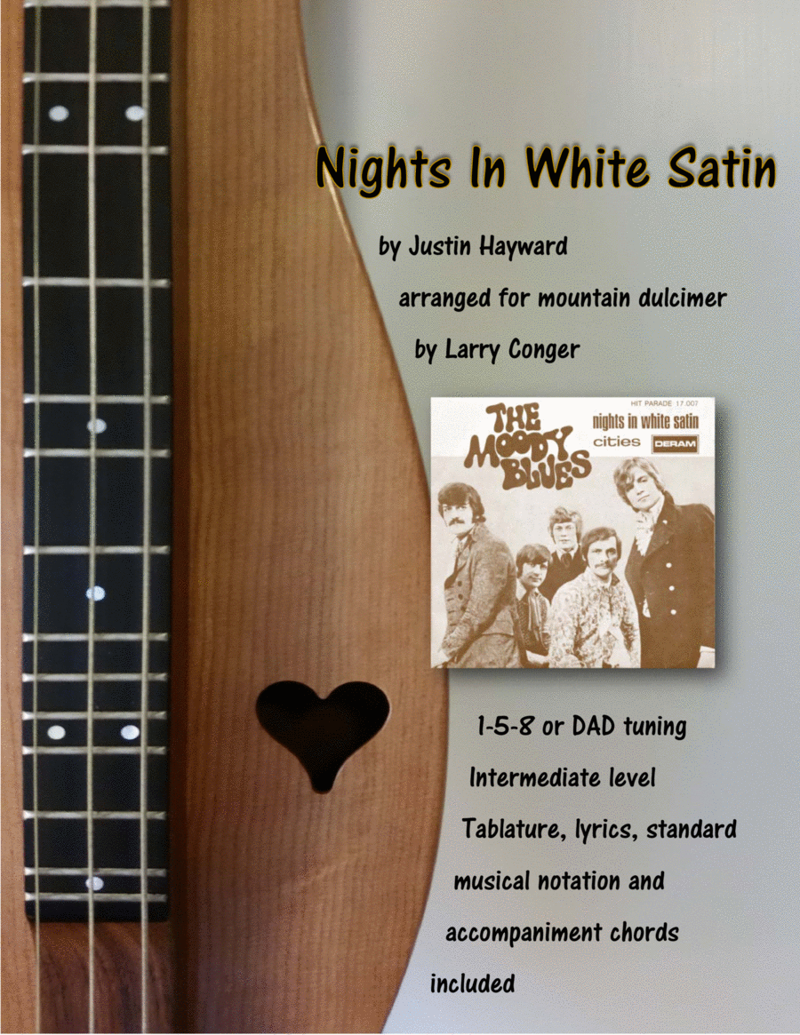 Nights In White Satin Dulcimer scores gallery preview page 1