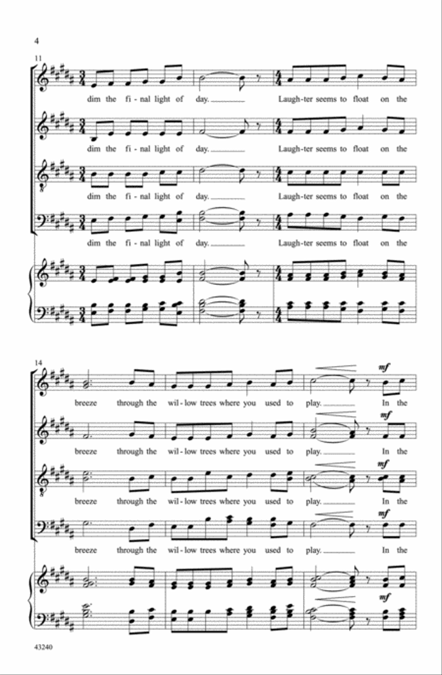 Jenny Jenny Choir scores gallery preview page 3
