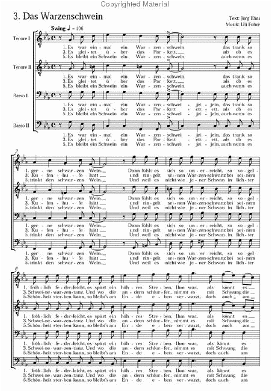 Der Manner-Boogie-Blues Der Manner-Boogie-Blues Collection / Songbook scores gallery preview page 4