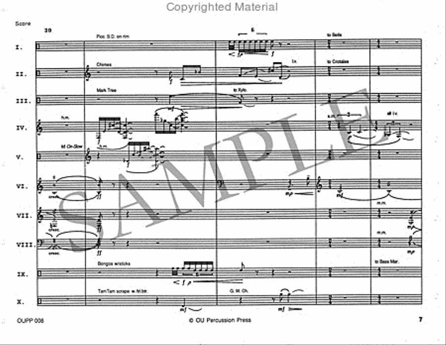 Duo Chopinesque Percussion Ensemble scores gallery preview page 8