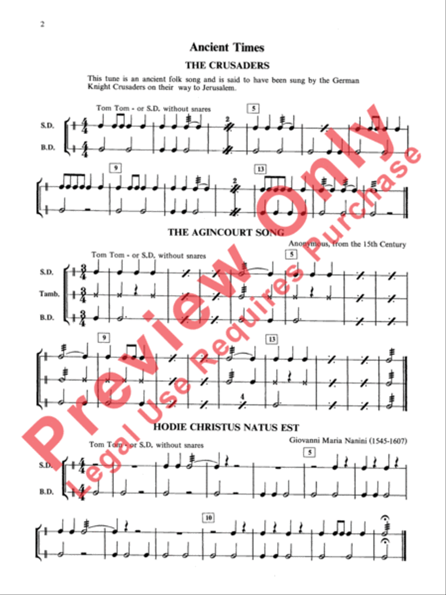 66 Festive & Famous Chorales for Band Concert Band scores gallery preview page 3