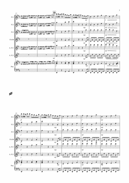 Trepak (Fantasia from Nutcracker) for Flute Quartet image number null