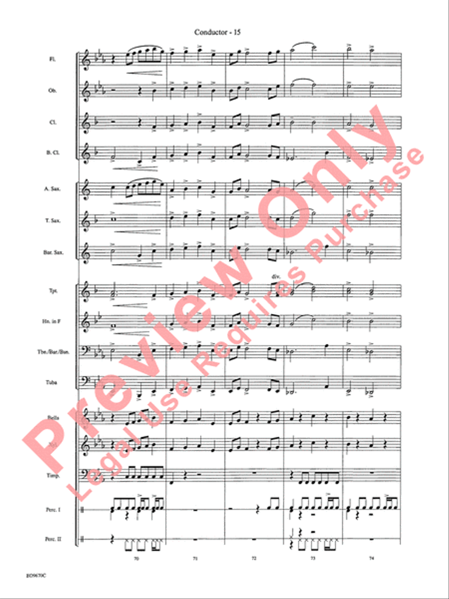 Engines of Resistance Concert Band scores gallery preview page 18