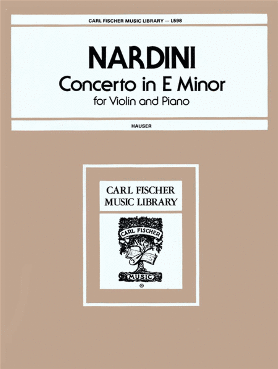 Concerto In E Minor Violin Solo scores gallery preview page 1