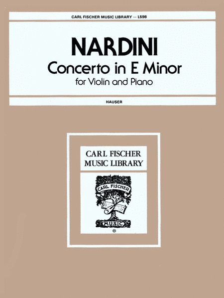 Concerto In E Minor