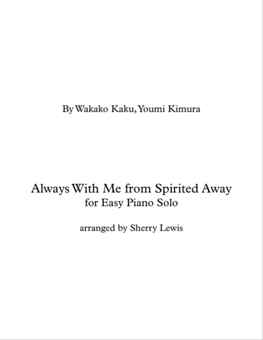 Itsumo Nandodemo (always With Me) Easy Piano scores gallery preview page 2