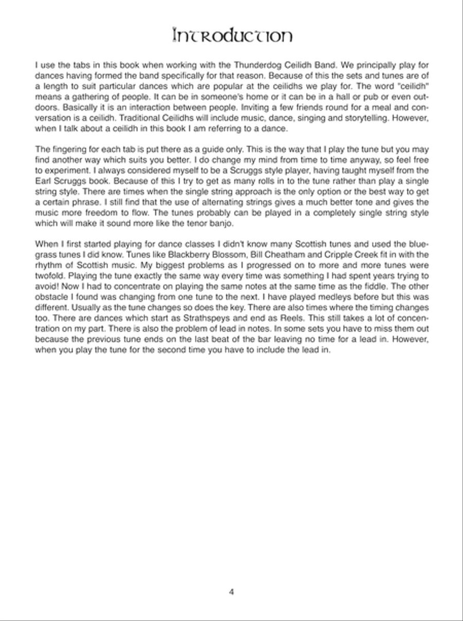 Celtic Tune Encyclopedia for 5-String Banjo Banjo scores gallery preview page 5