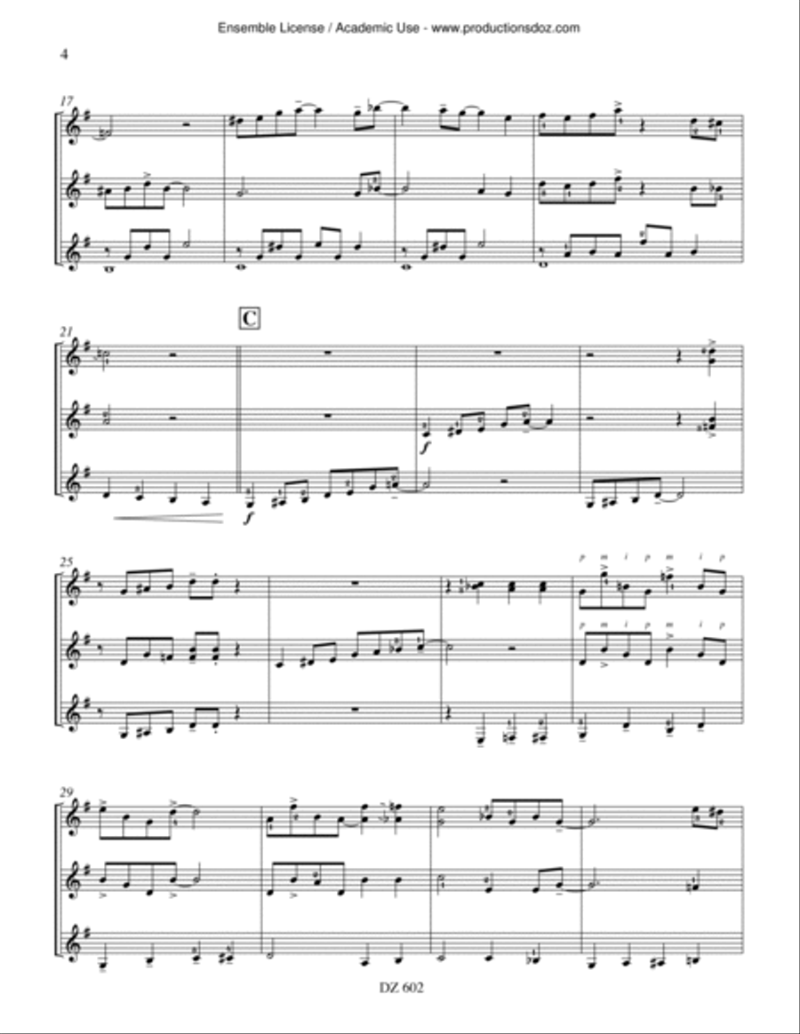 Fallabella / Monky Blues Guitar Ensemble scores gallery preview page 4