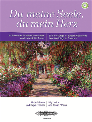 Book cover for Du meine Seele, du mein Herz for Voice and Piano/Organ (High Voice)