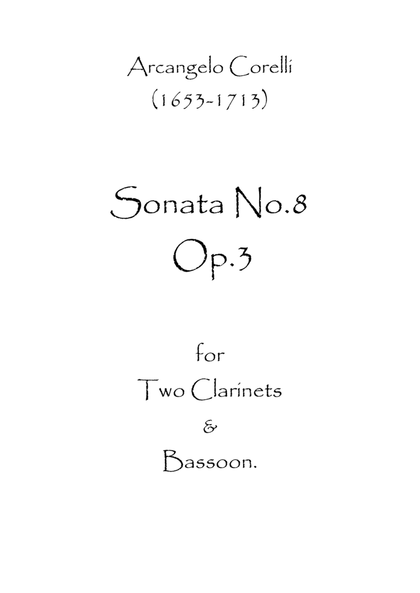 Sonata No.8 Op.3 image number null