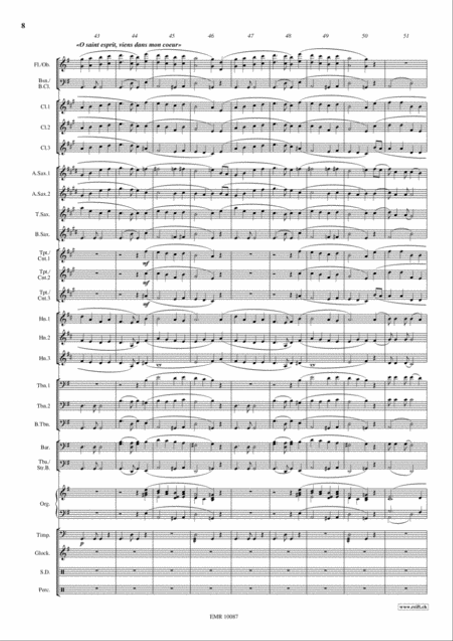 Louanges Louanges Concert Band scores gallery preview page 9