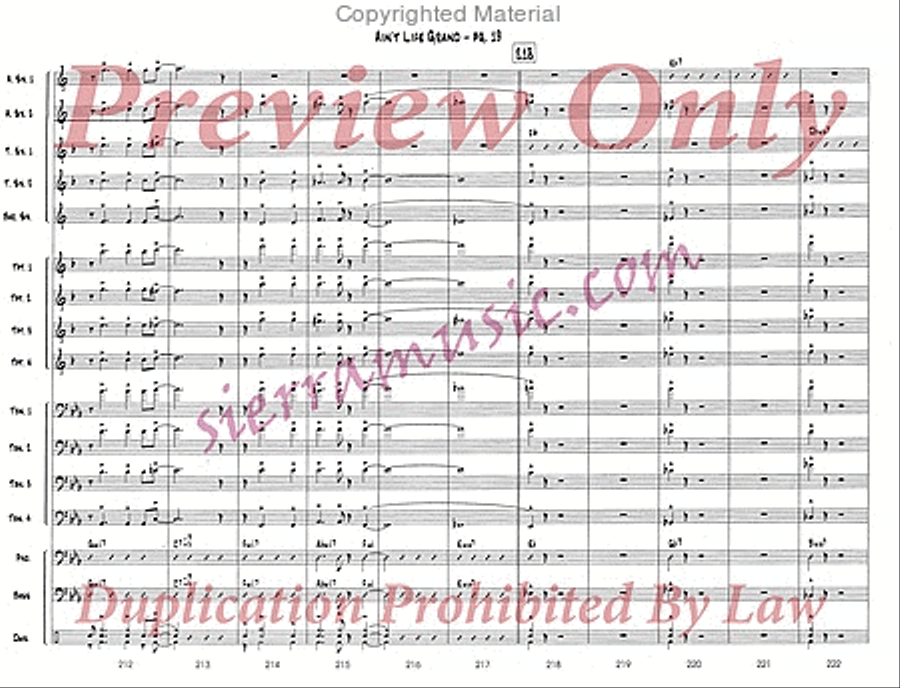 Ain't Life Grand Ain't Life Grand Big Band scores gallery preview page 20
