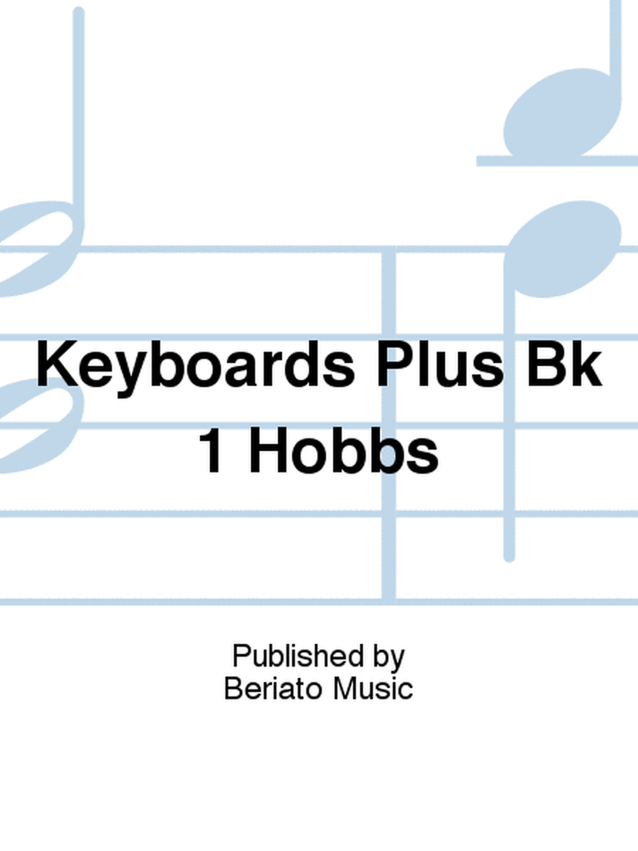 Keyboards Plus Bk 1 Hobbs