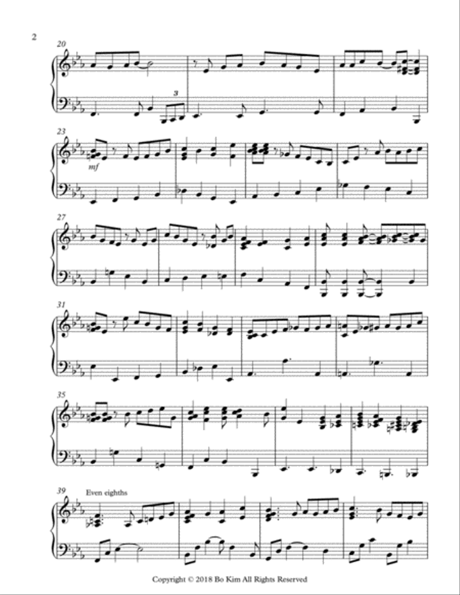 What A Friend We Have In Jesus Piano Solo scores gallery preview page 2