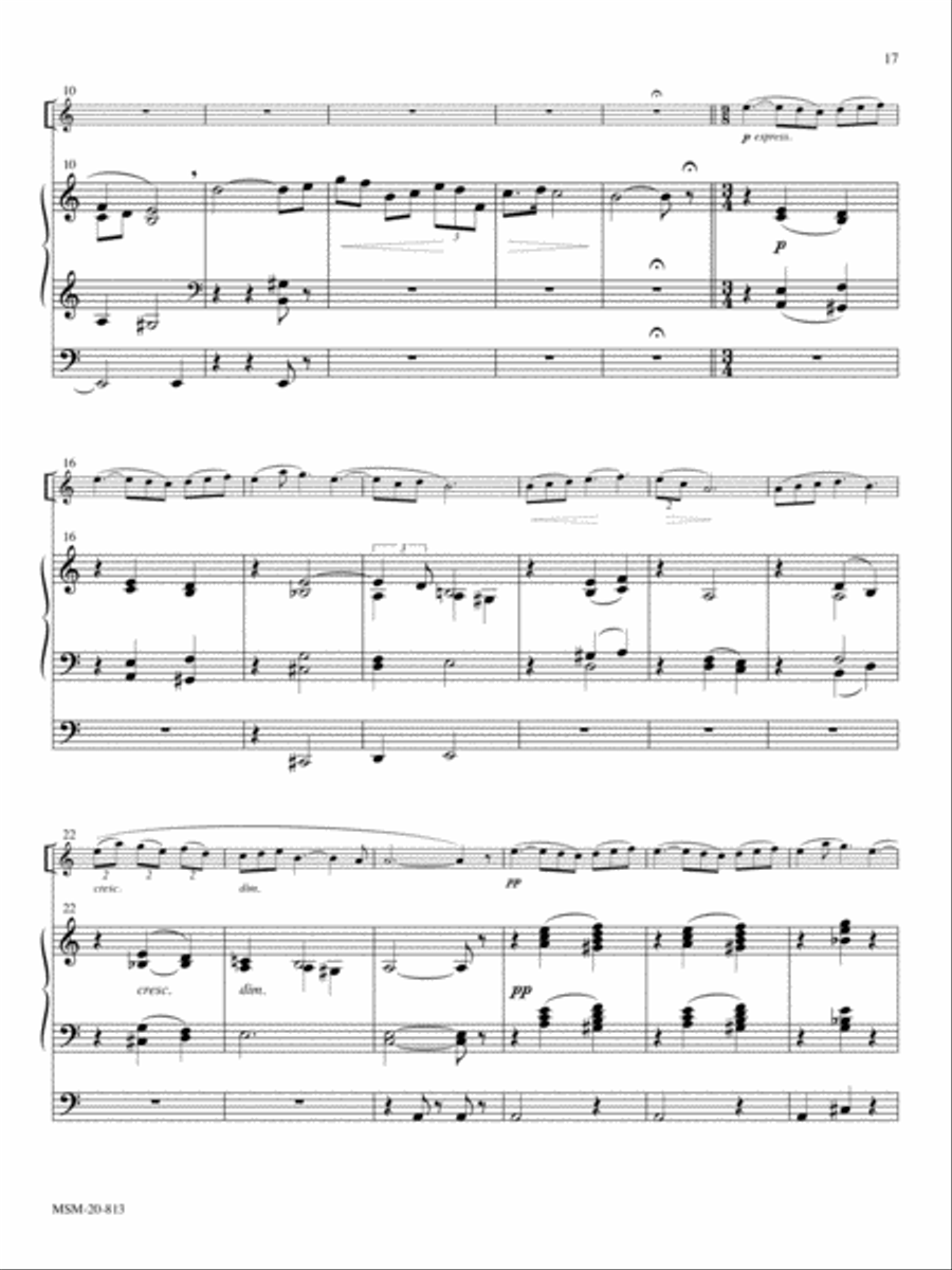 Elegy Organ scores gallery preview page 2