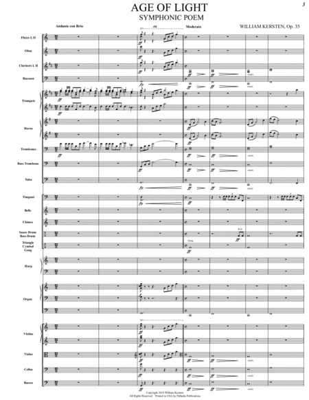 Age of Light Symphonic Poem Score and Parts image number null