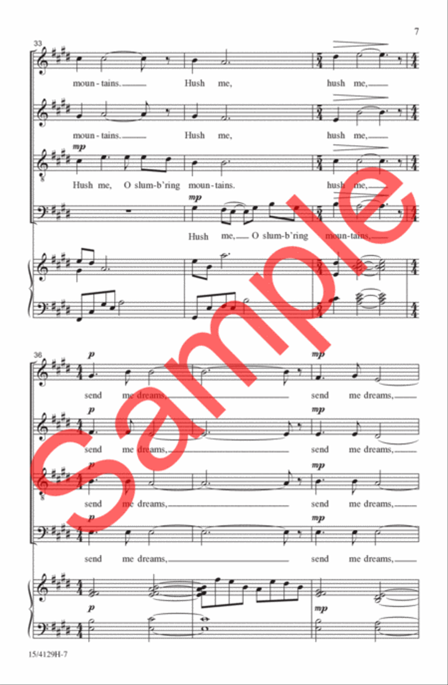 The Blue Ridge Choir - Sheet Music page 7