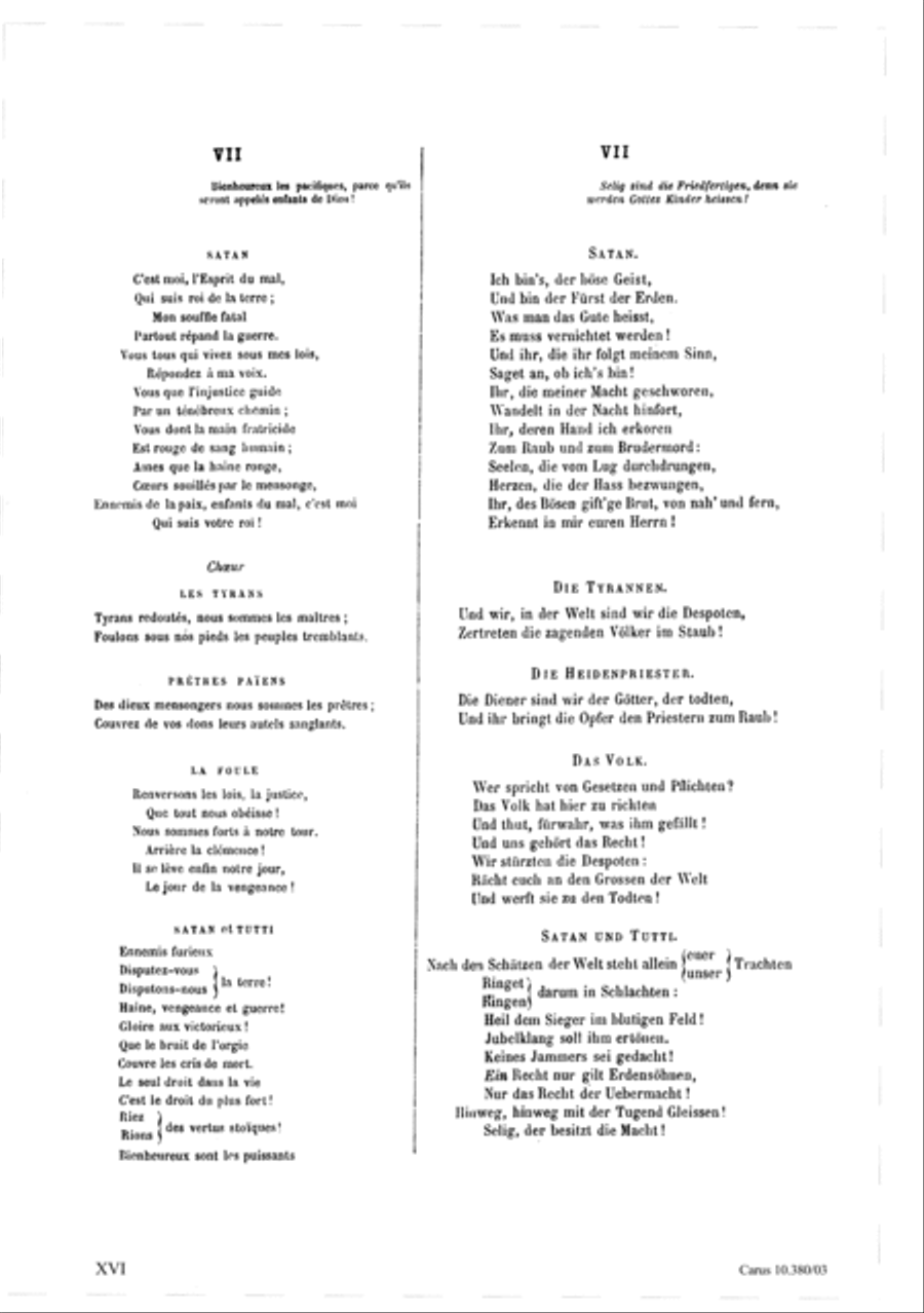 Les Beatitudes Choir scores gallery preview page 17