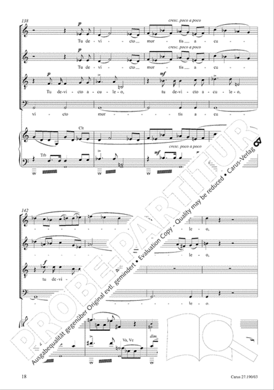 Te Deum 4-Part scores gallery preview page 19