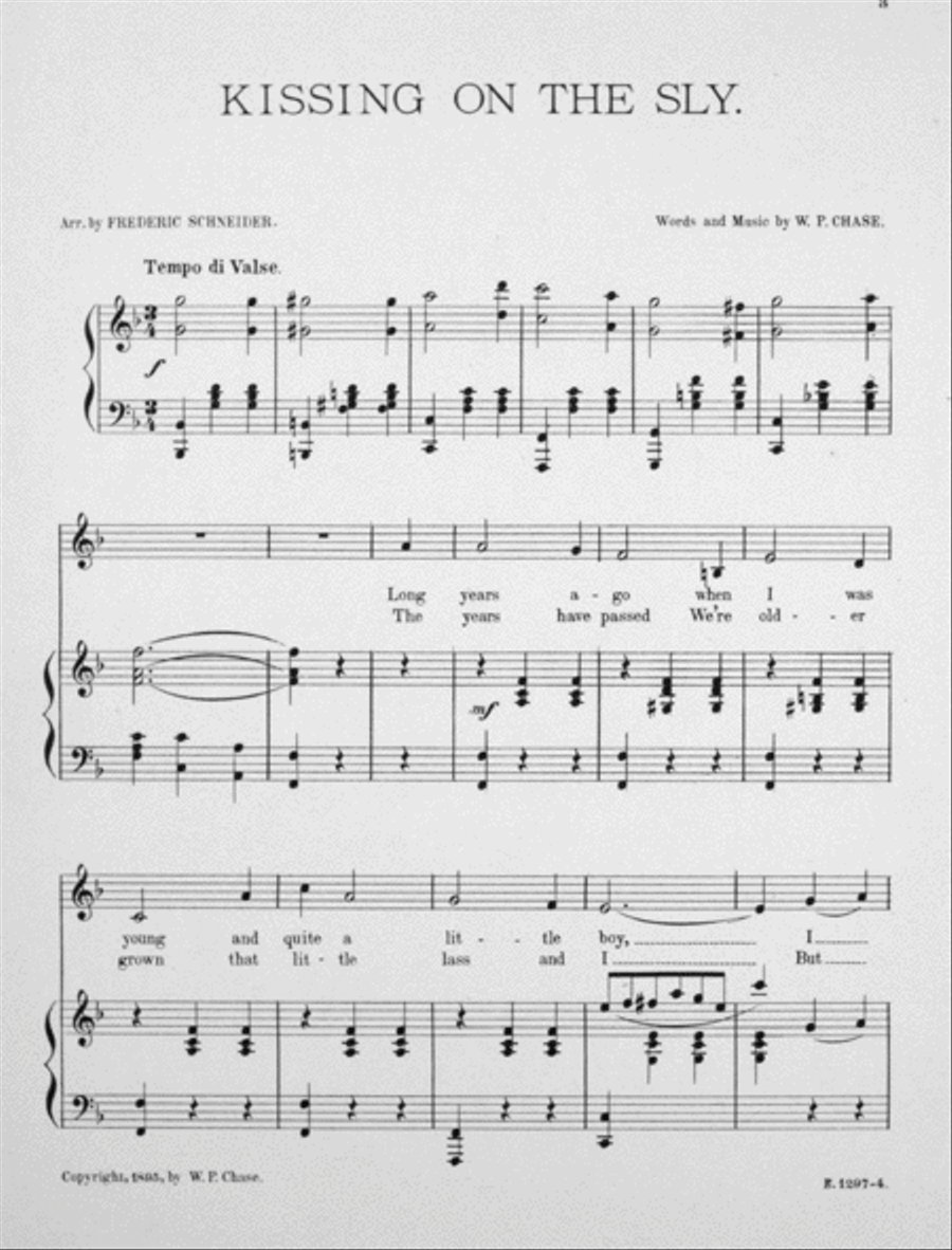 Kissing on the Sly Voice scores gallery preview page 2