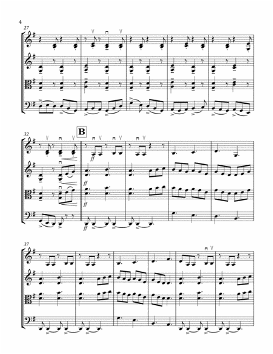 The Blarney Pilgrim for String Trio String Trio scores gallery preview page 4