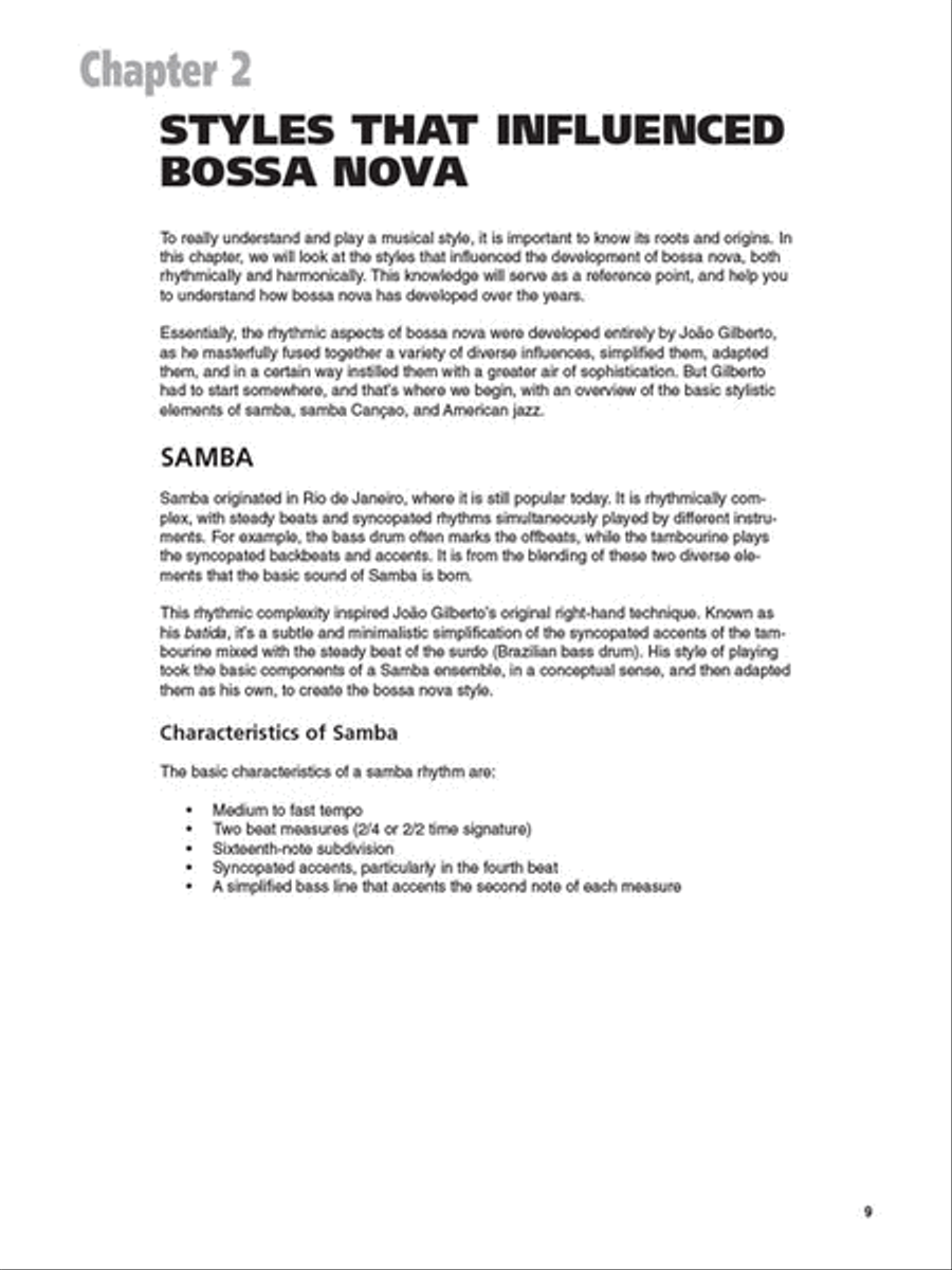 Bossa Nova Guitar Guitar Tablature scores gallery preview page 4