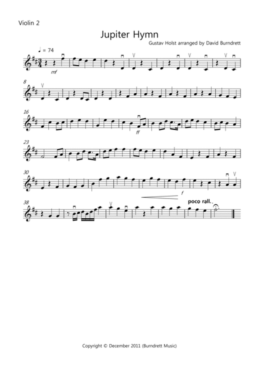 Jupiter Hymn for Violin Quartet image number null