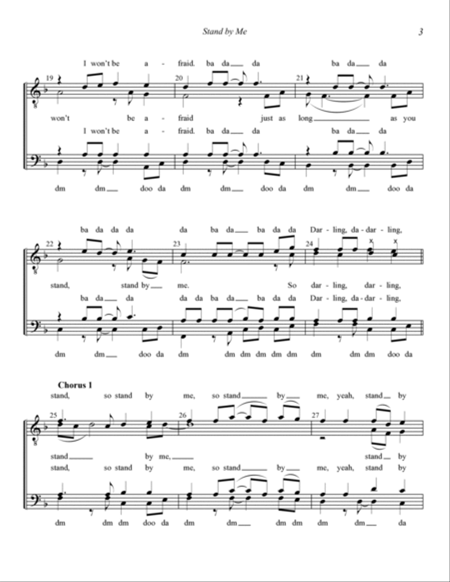 Stand By Me (arr. Steve Delehanty) TTBB scores gallery preview page 3