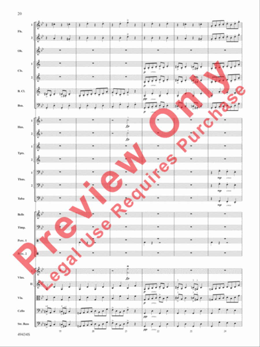 Peer Gynt Suite No.1, Op. 46 Full Orchestra scores gallery preview page 21