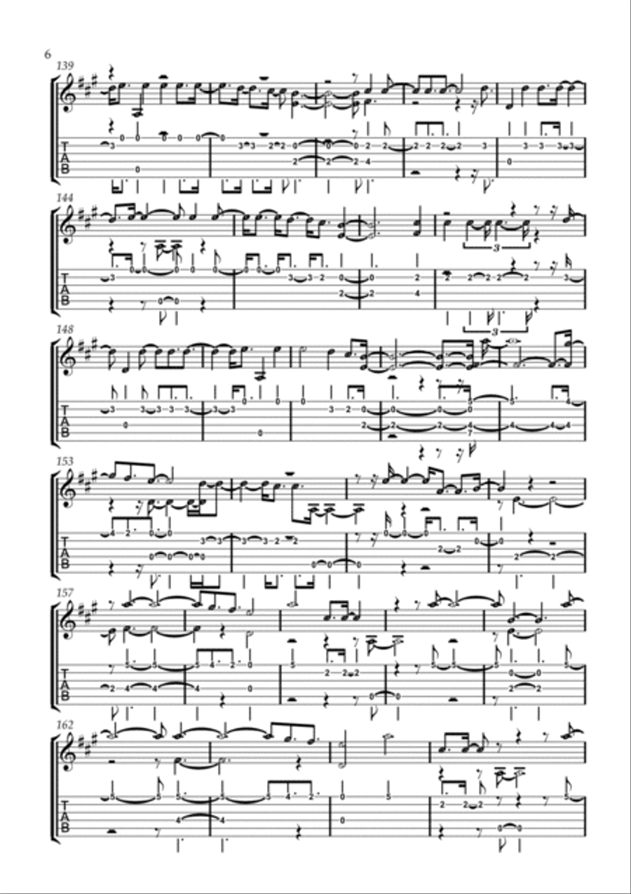 Praise Guitar Tablature scores gallery preview page 6