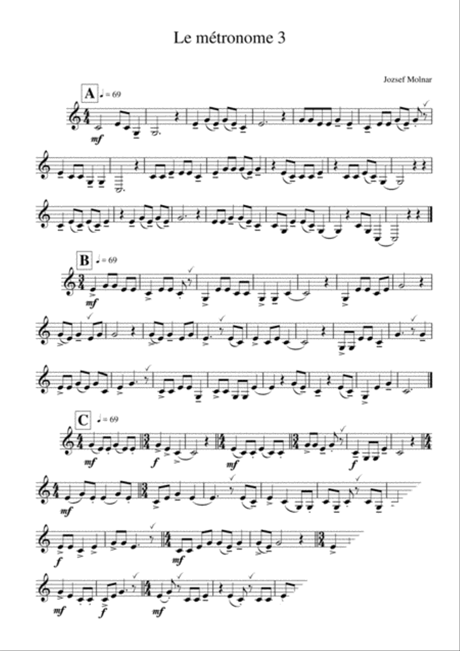 Friperies Alphorn scores gallery preview page 5