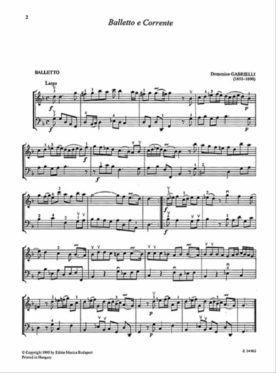 Duets for Violin and Violoncello for Beginners – Volume 2 String Duet scores gallery preview page 2