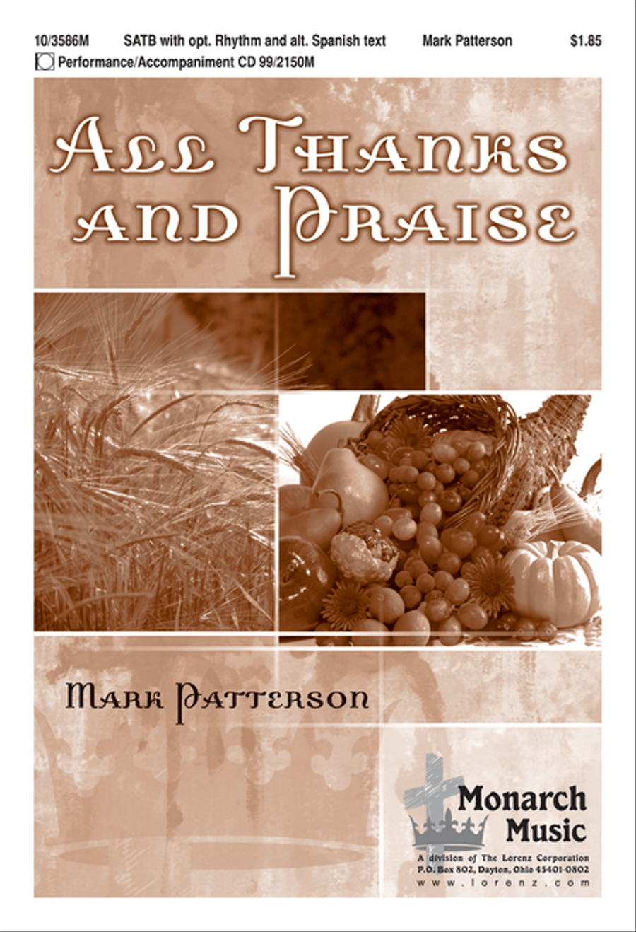 All Thanks and Praise 4-Part scores gallery preview page 1