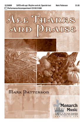 Book cover for All Thanks and Praise