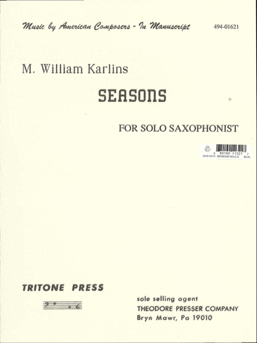 Seasons Chamber Music scores gallery preview page 1