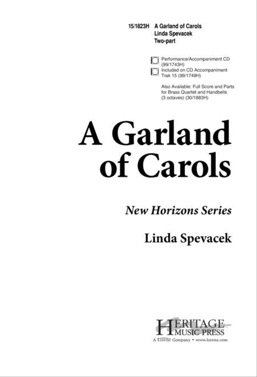 A Garland of Carols 2-Part scores gallery preview page 1