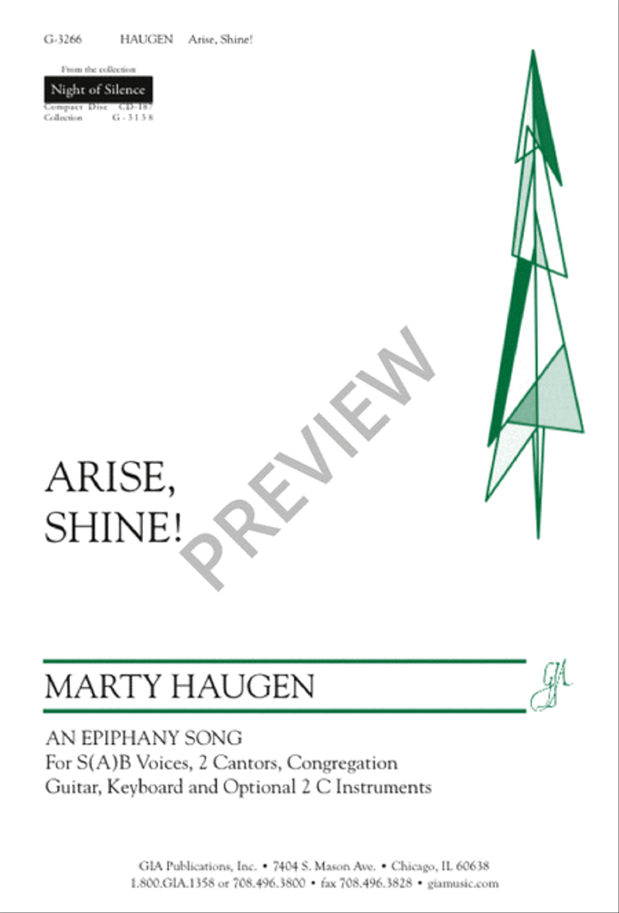 Arise, Shine! 3-Part scores gallery preview page 2
