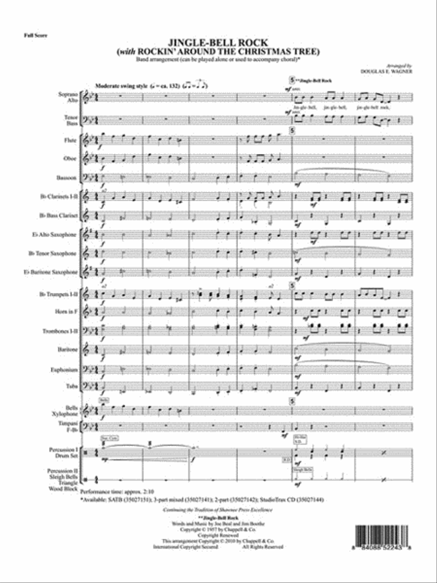 Jingle-Bell Rock Concert Band scores gallery preview page 2