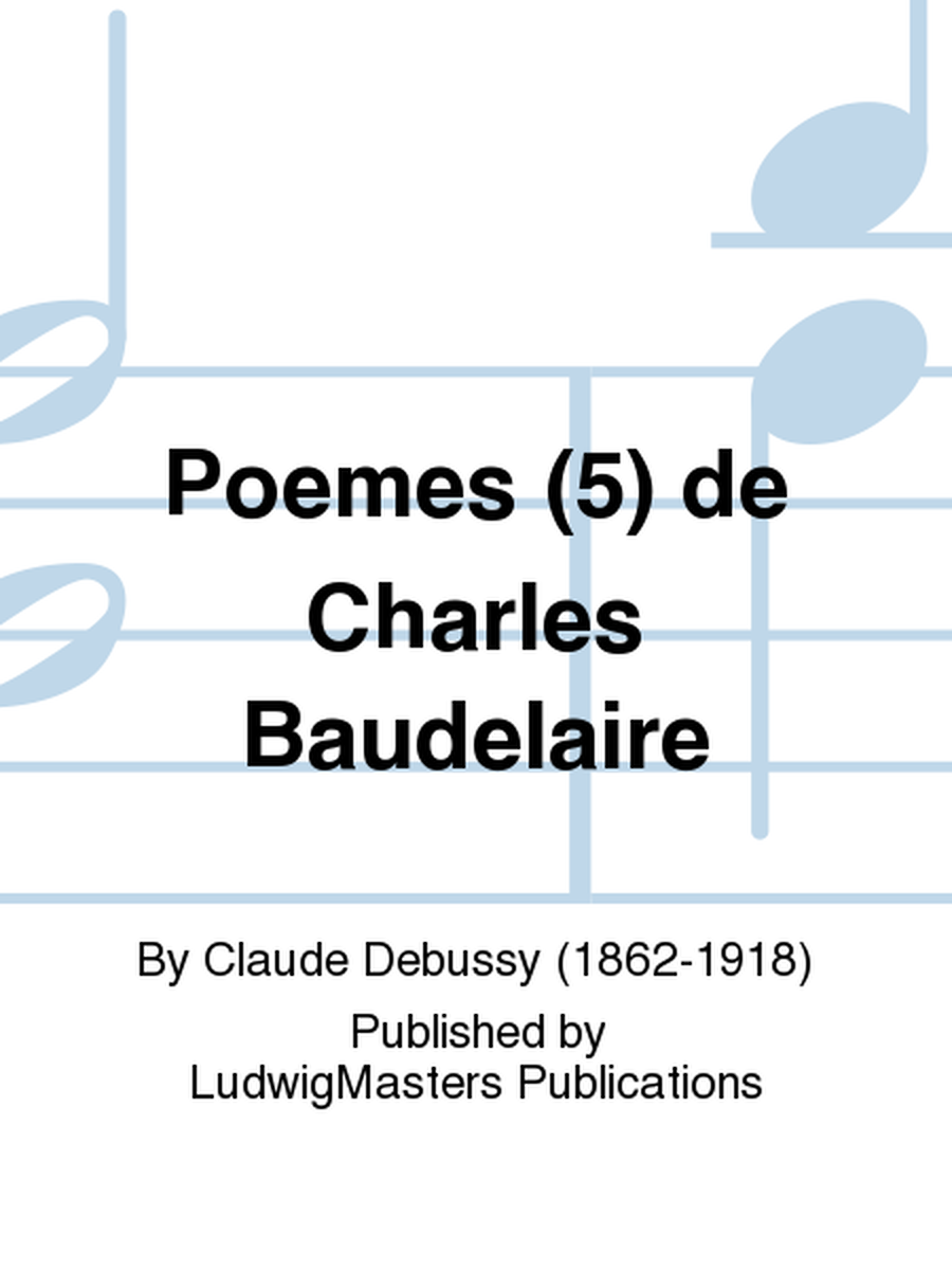 Poemes (5) de Charles Baudelaire