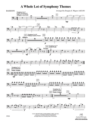 A Whole Lot of Symphony Themes: Bassoon