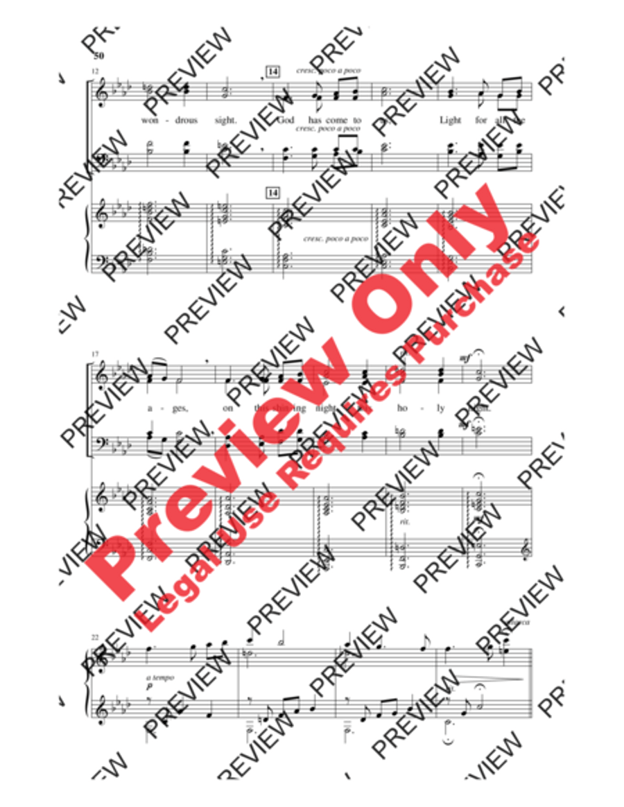 On This Shining Night On This Shining Night 4-Part scores gallery preview page 7