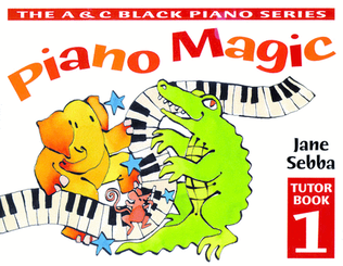 Book cover for Piano Magic Tutor Book 1