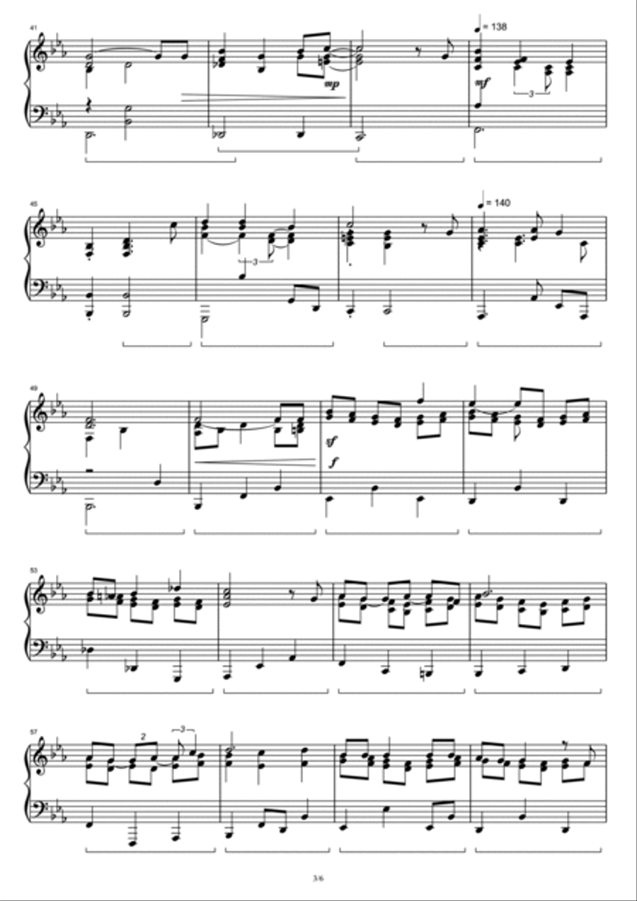 Le Festin Piano Solo scores gallery preview page 3